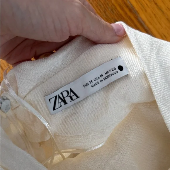 Zara White Backless Dress - Picture 2 of 5